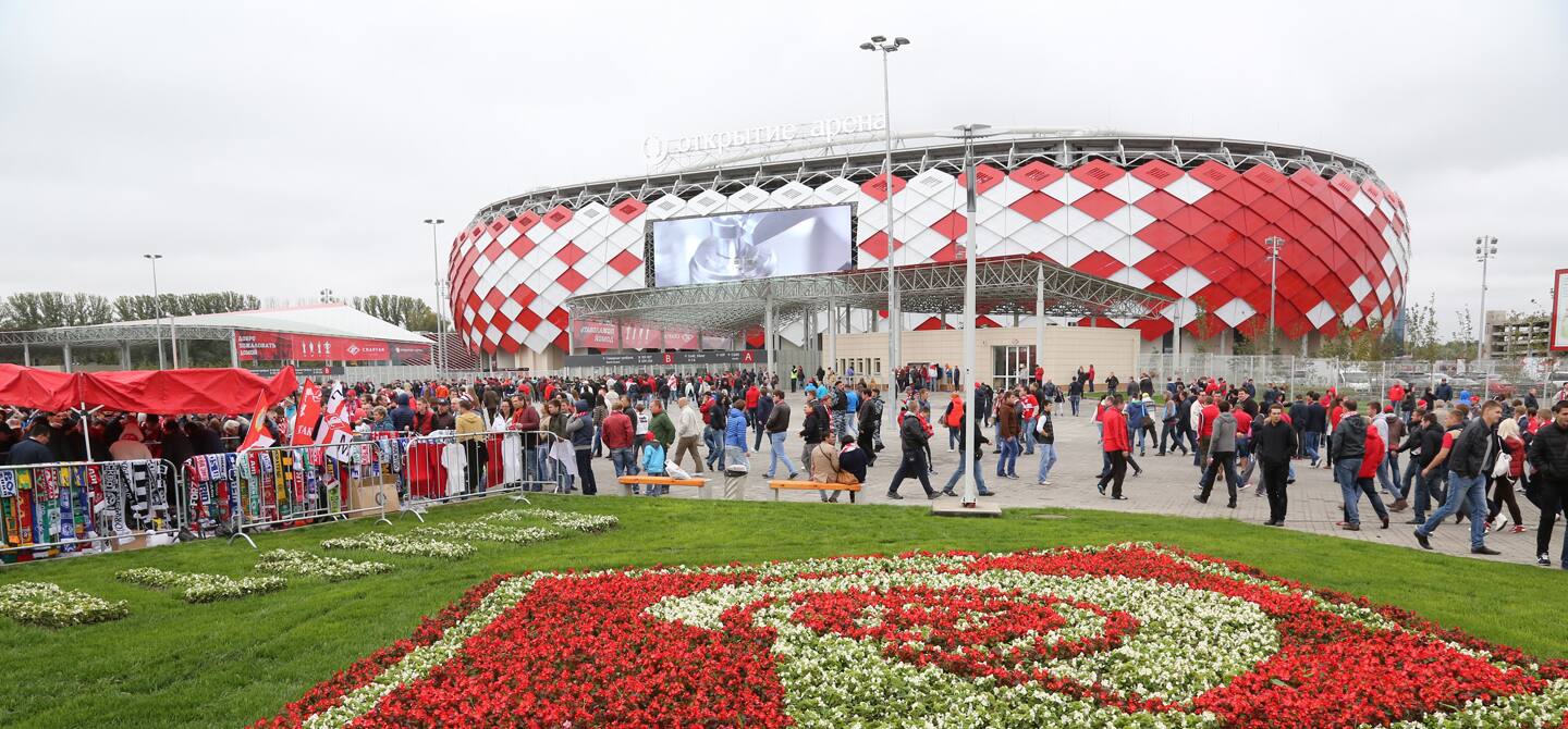 Spartak Moscow's Otkrytije Arena comes alive with advanced